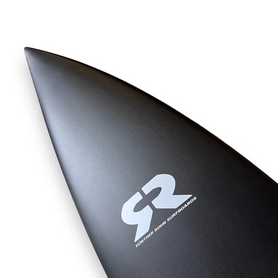 G4 Pro 6'0" surfboard nose – Gunther Rohn shape by Lucid Glassing – fine-tuned entry for performance surfing