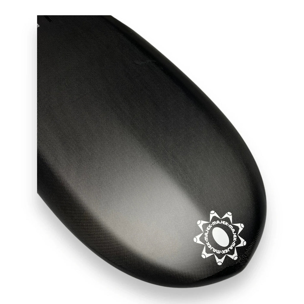 Cadabra bottom view – Majek prone foilboard by Glenn Pang